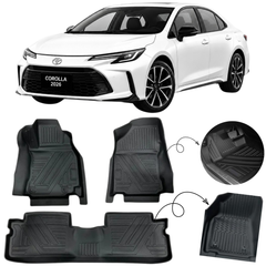 CAR TPE FLOOR MATTS - 3Pics