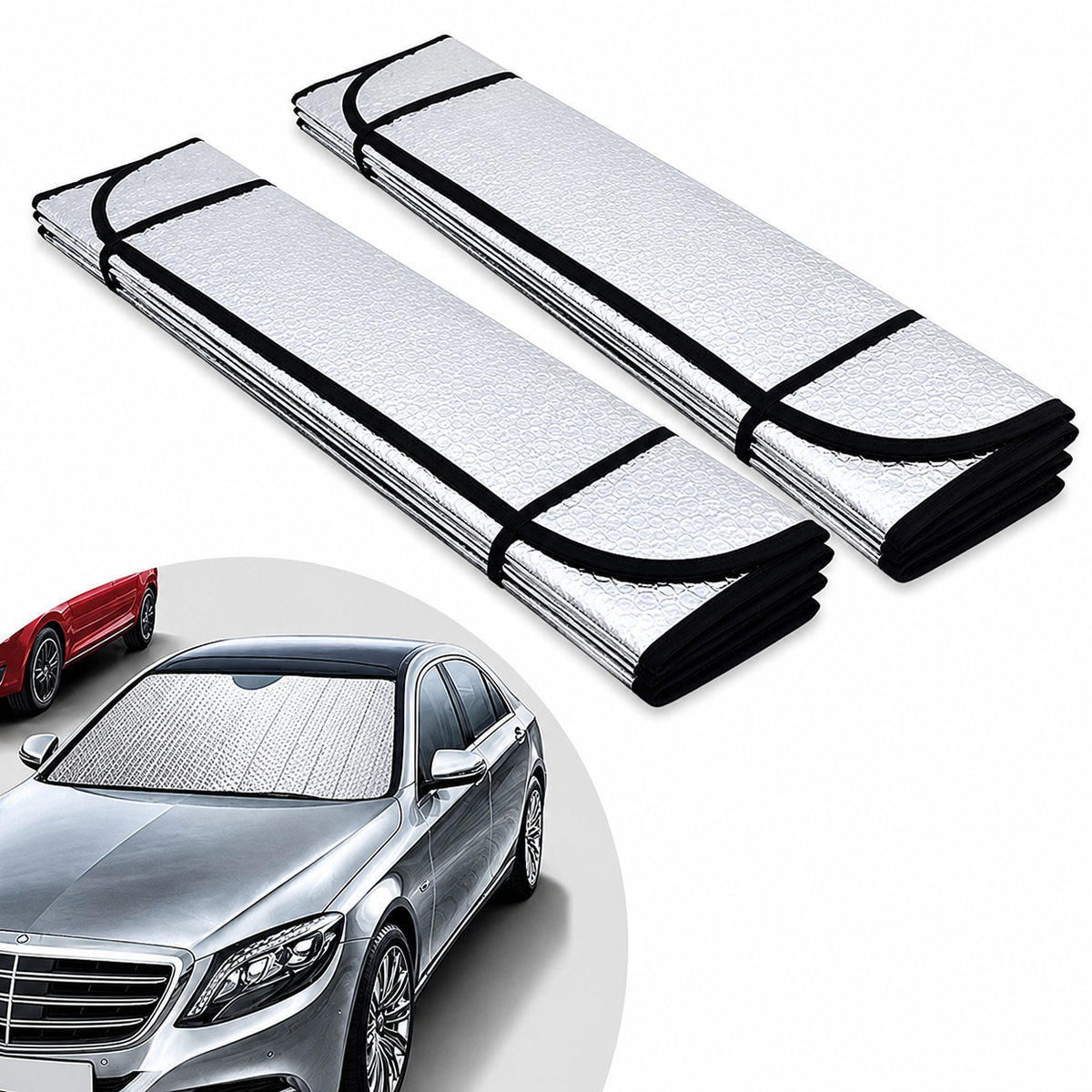 Car Front Wind Screen Foldable Foil (FULL SIZE)