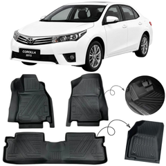 CAR TPE FLOOR MATTS - 3Pics